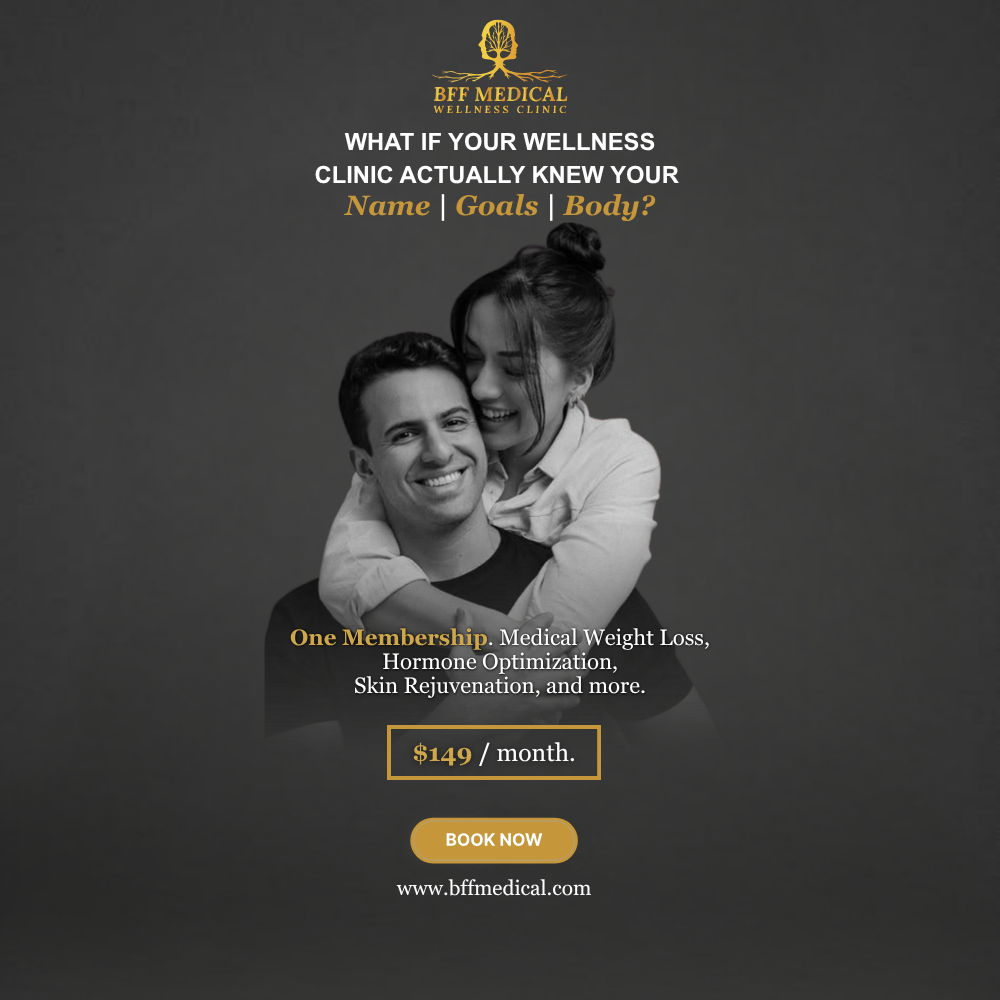 BFF Medical Wellness Clinic Facebook ad: What if your wellness clinic actually knew you?
