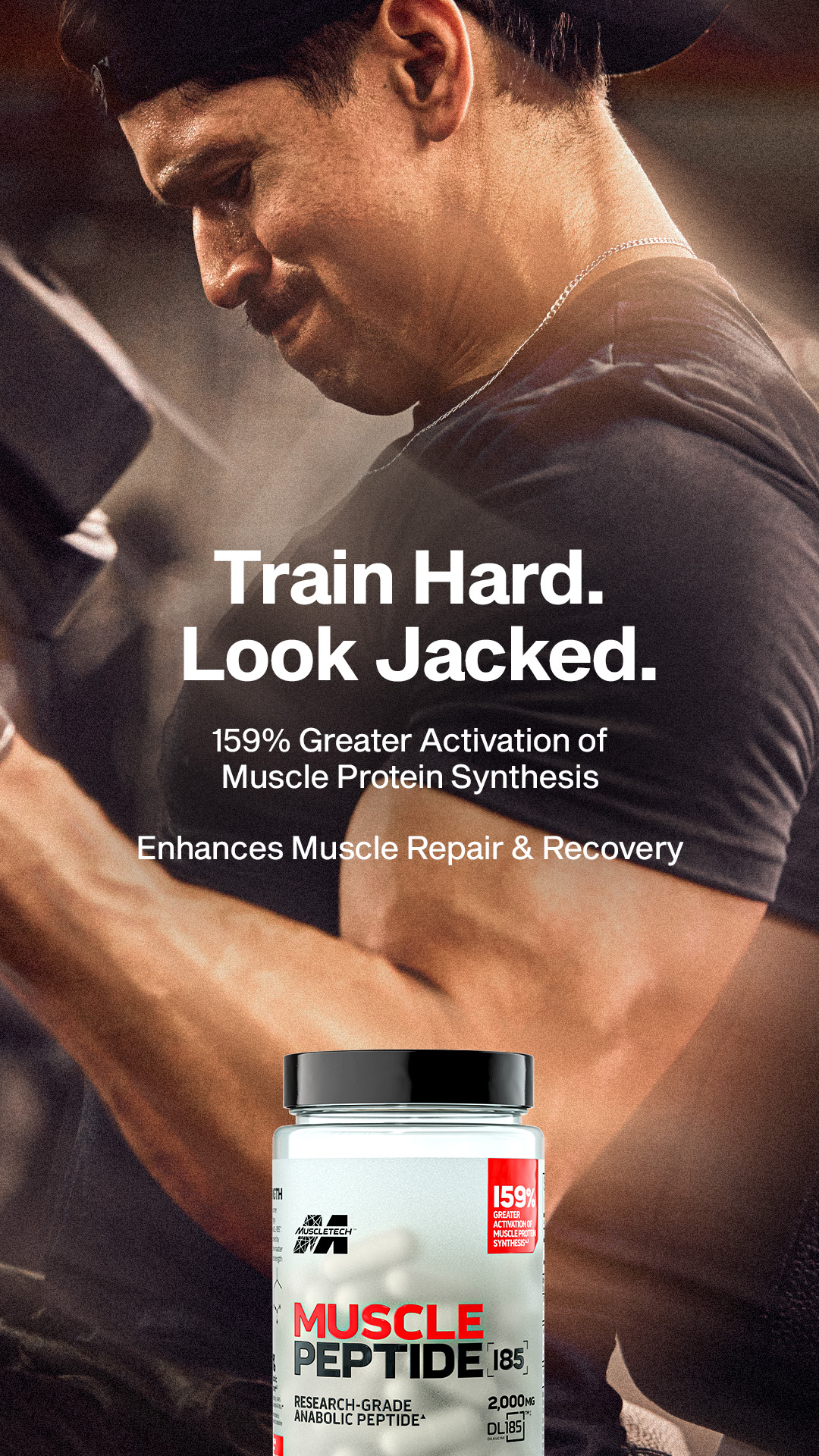 MuscleTech Facebook ad
