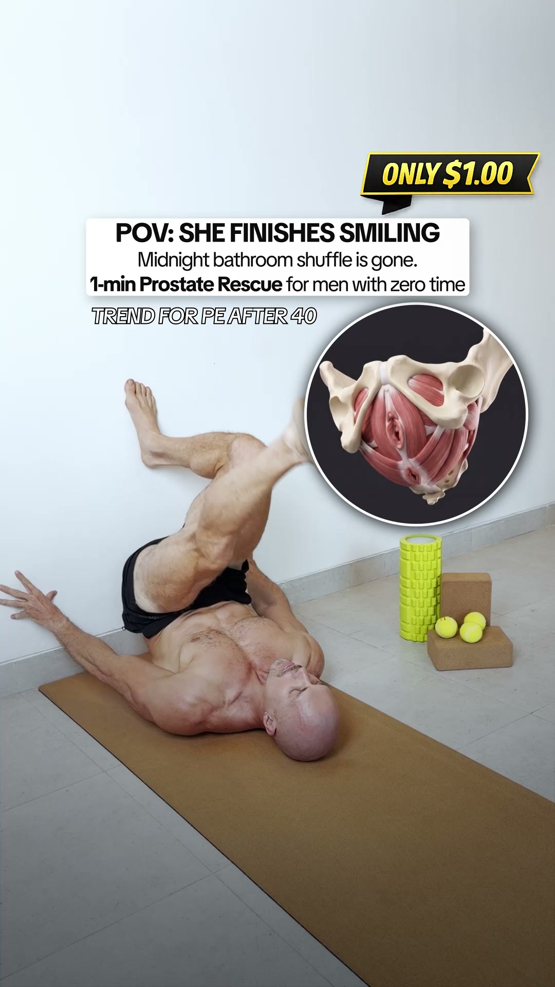 Newmindstart Body Facebook ad: Kegel Yoga For Men’s Health