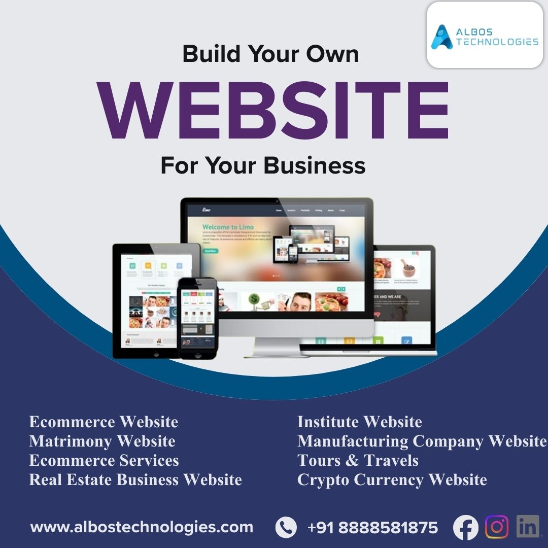 ALBOS Technologies Pvt Ltd India Facebook ad: Build a website that works for your business.