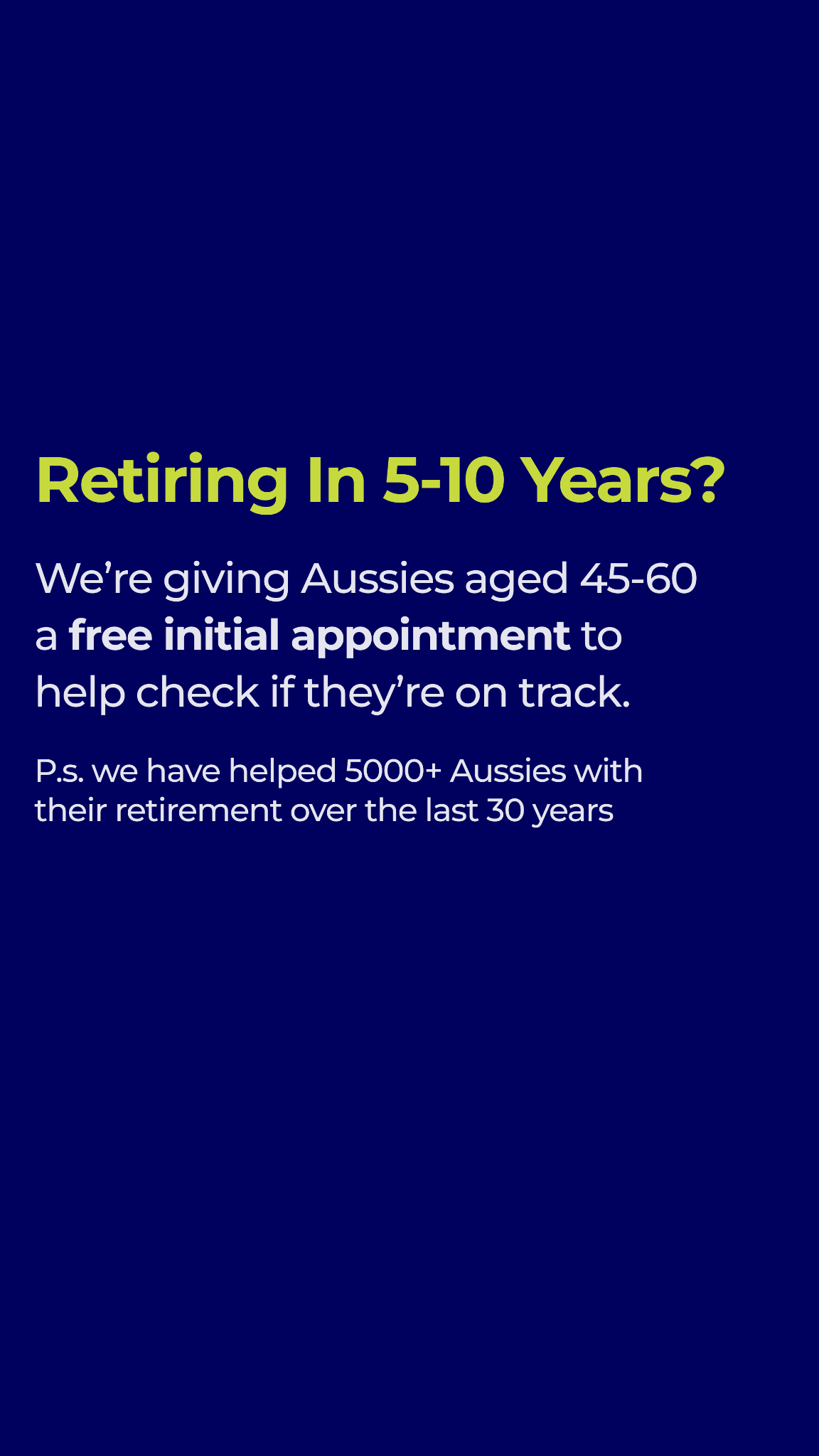 CCA Financial Planners Facebook ad from May 8, 2026