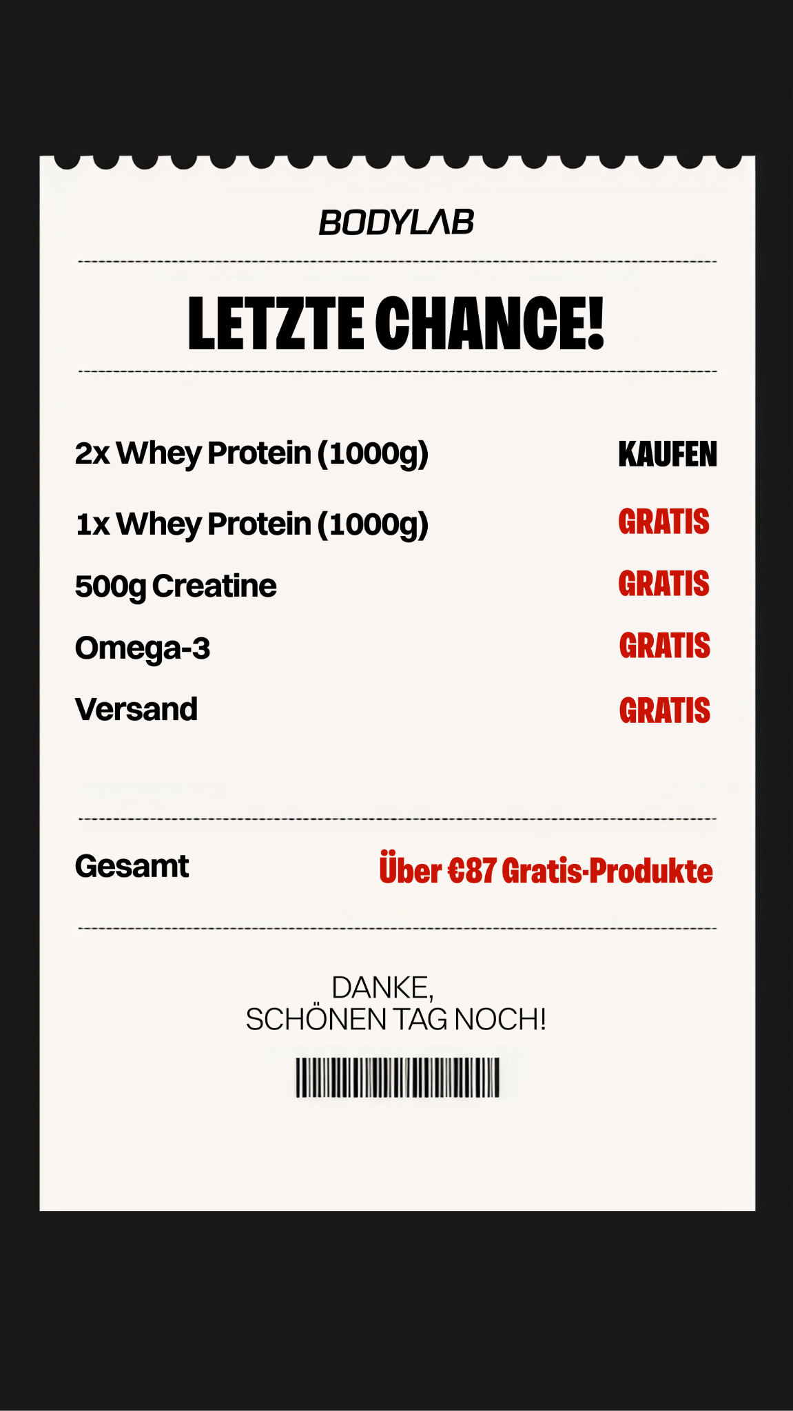 Bodylab24 Facebook ad