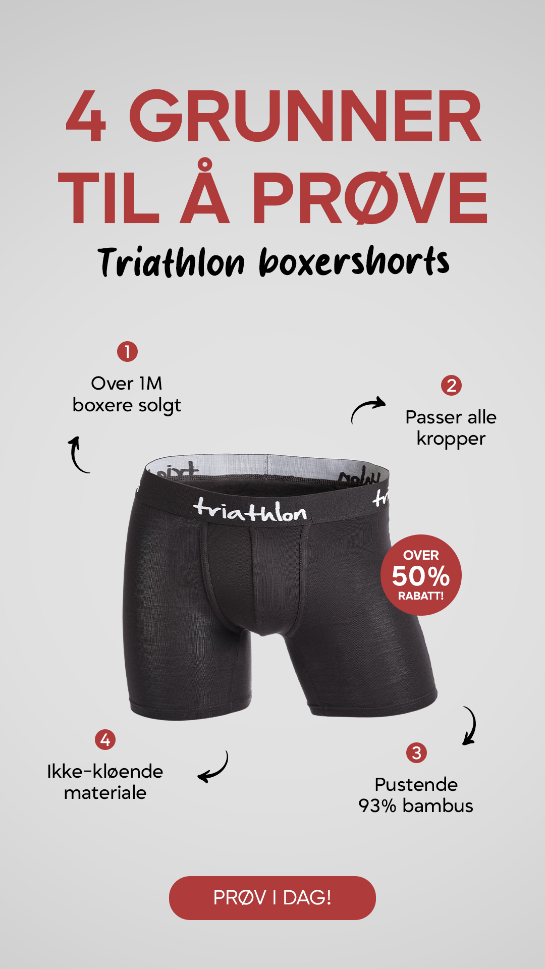 Triathlon Wear Facebook ad