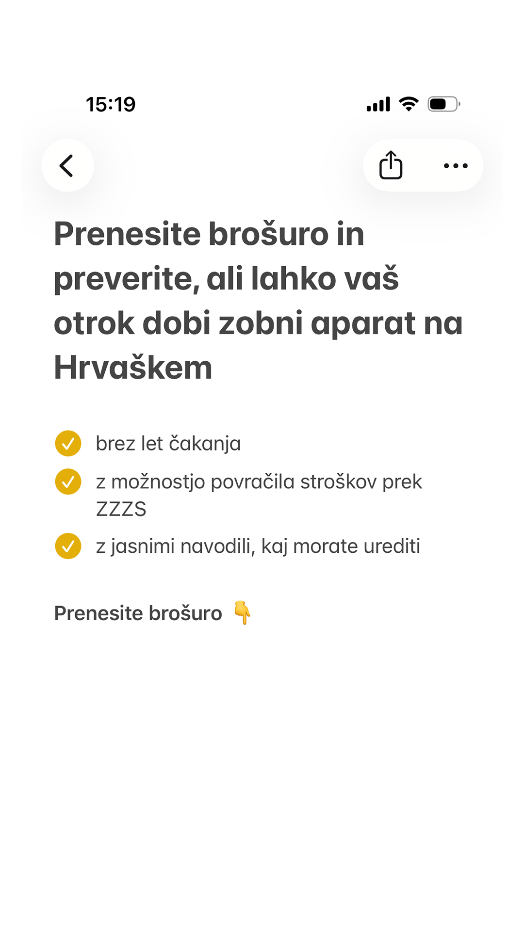 Poliklinika IMED Facebook ad