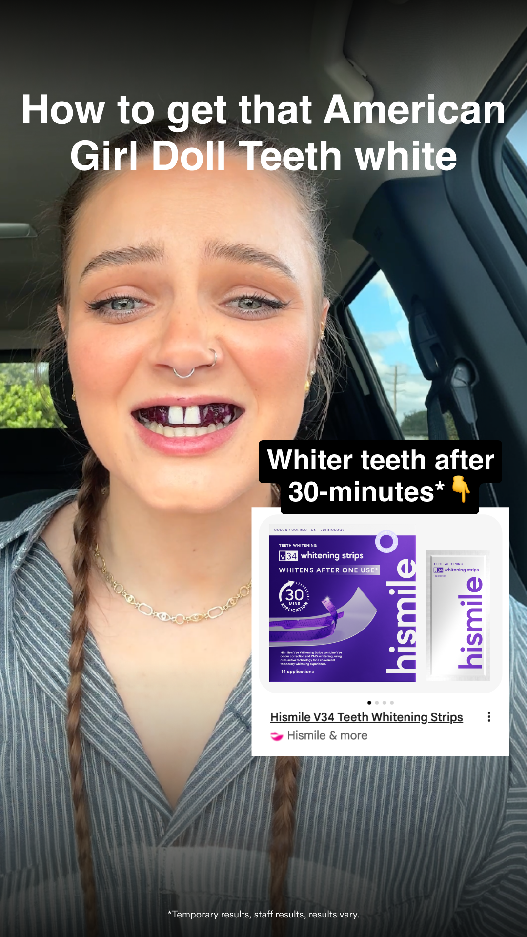 Hismile Facebook ad