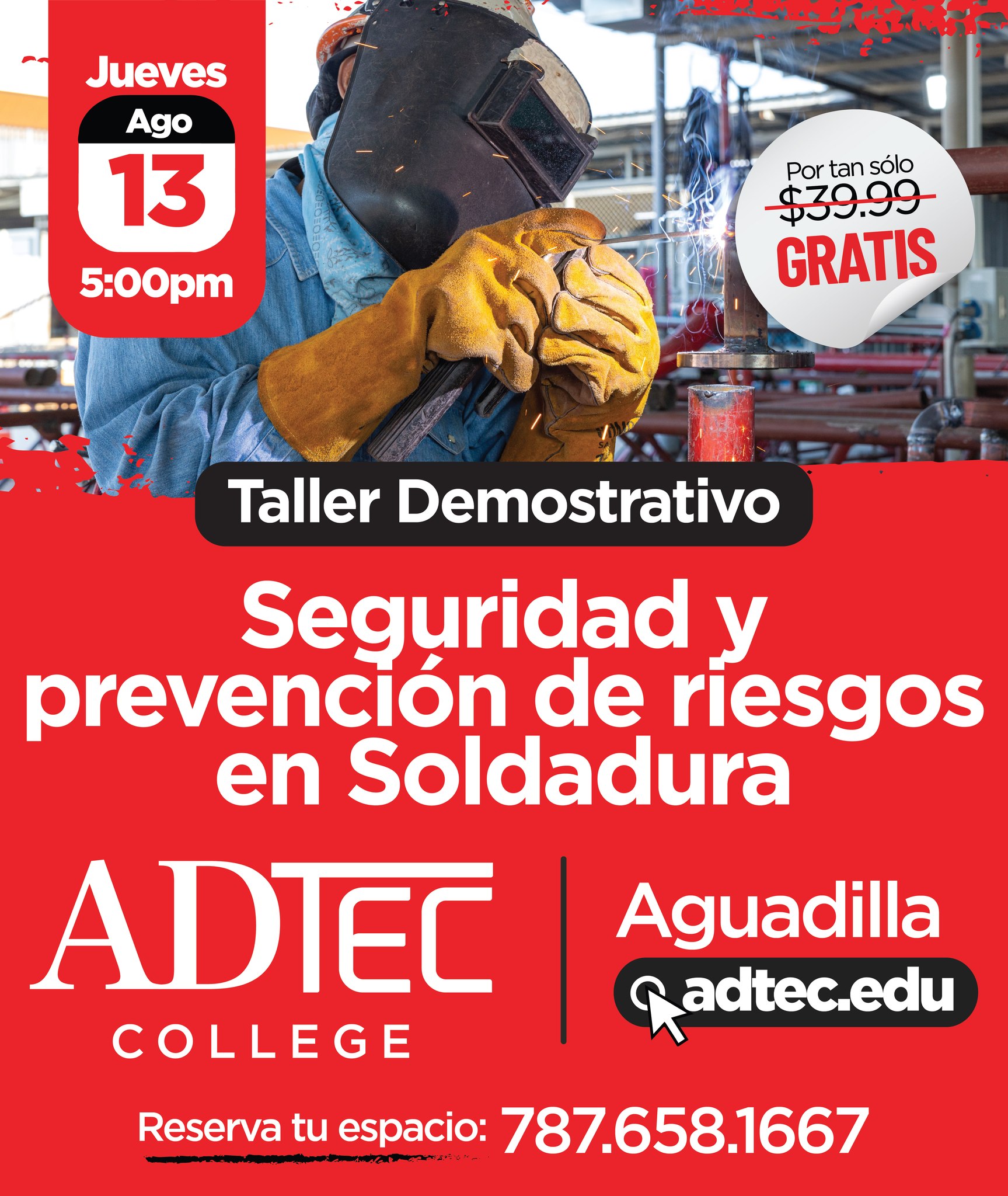 Adtec College Facebook ad