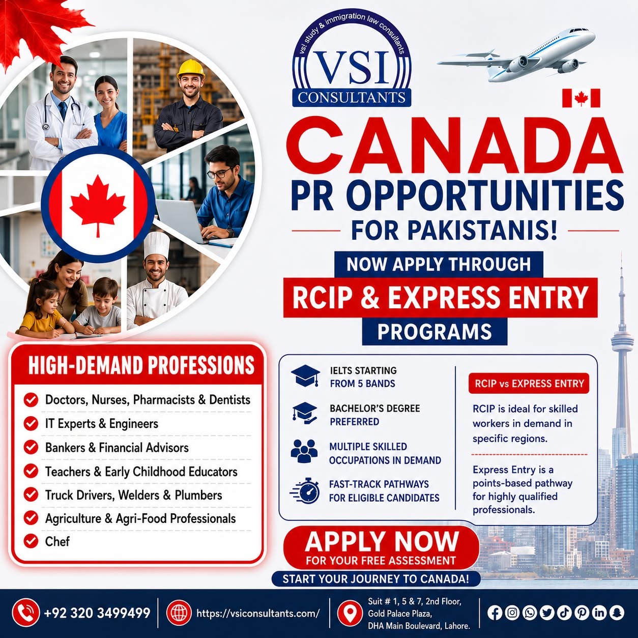 VSI Consultant Facebook ad: Contact Us Now!