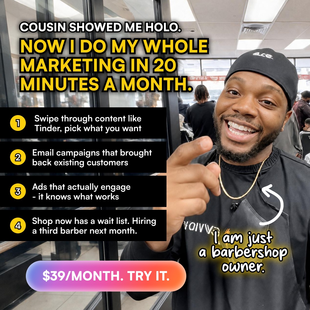 Holo Facebook ad