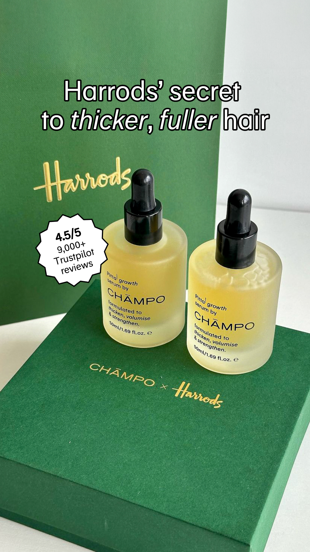 Chāmpo Haircare Facebook ad