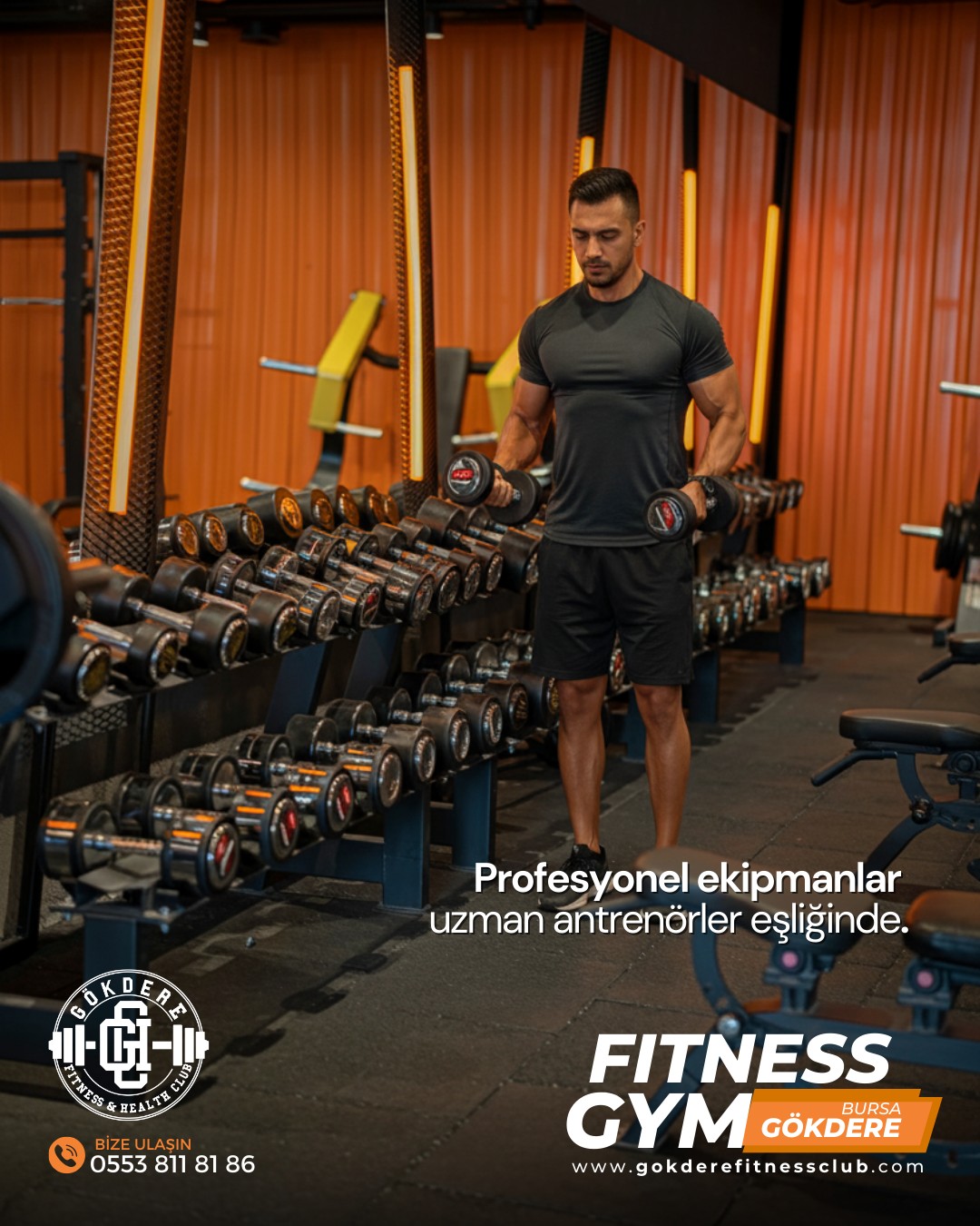 Gökdere Fitness & Healty Center Facebook ad: Bursa’da Gökdere Fitness & Health Club’da kaslarınızı…