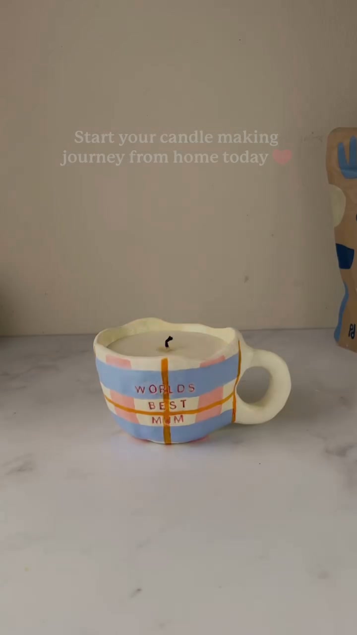 Sculpd Facebook ad: The Candle Making Pottery Kit