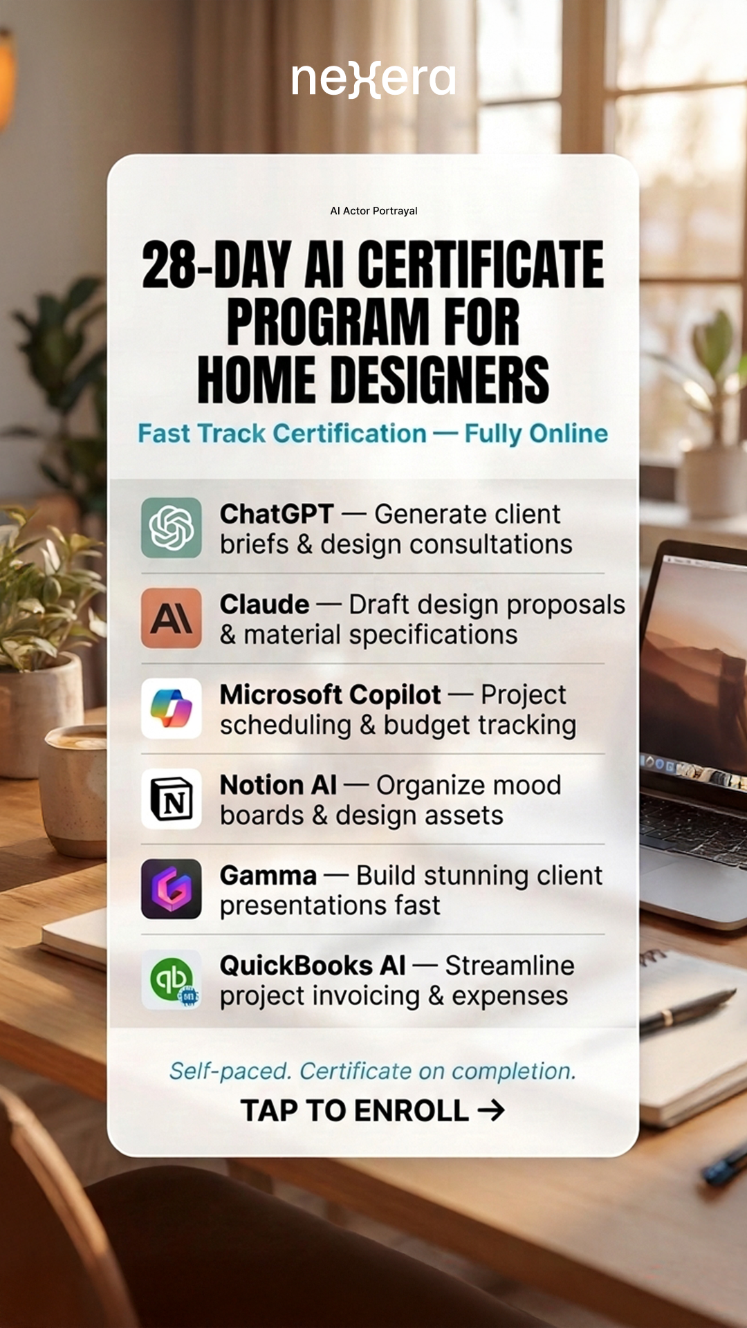 28-Day AI Challenge Facebook ad