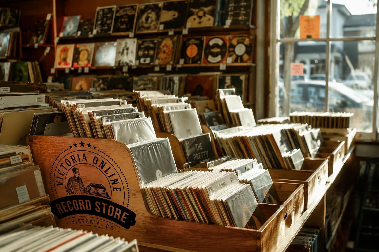 Victoria Online Record Store Facebook ad: Great Vinyl Deals