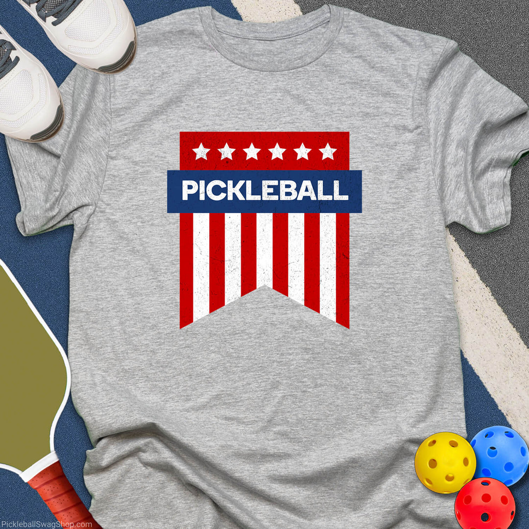 Pickleball Swag Shop Facebook ad: Pickleball t-shirts for the chronically obsessed.
