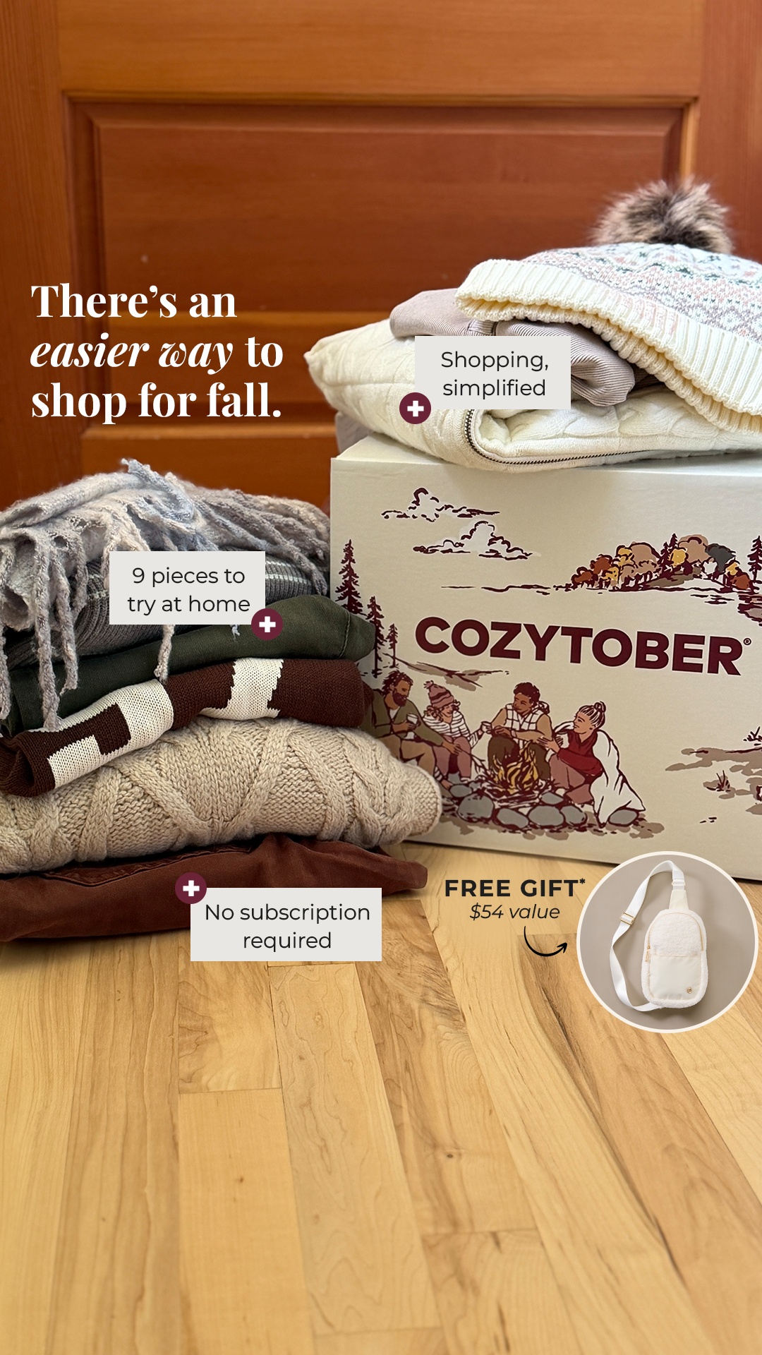 Wantable Facebook ad: Try now, pay later.
