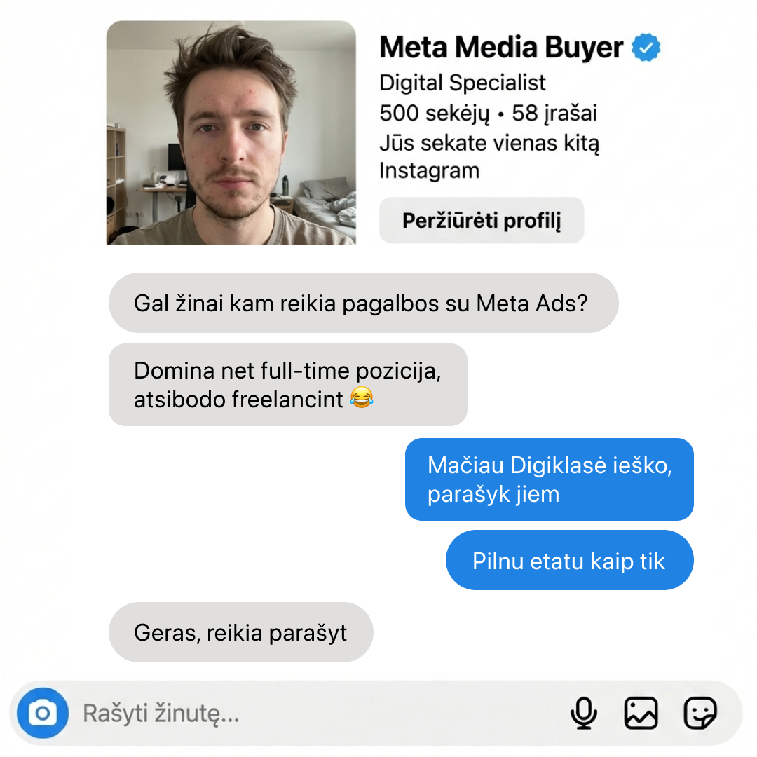 Digiklasė - by Memby Facebook ad