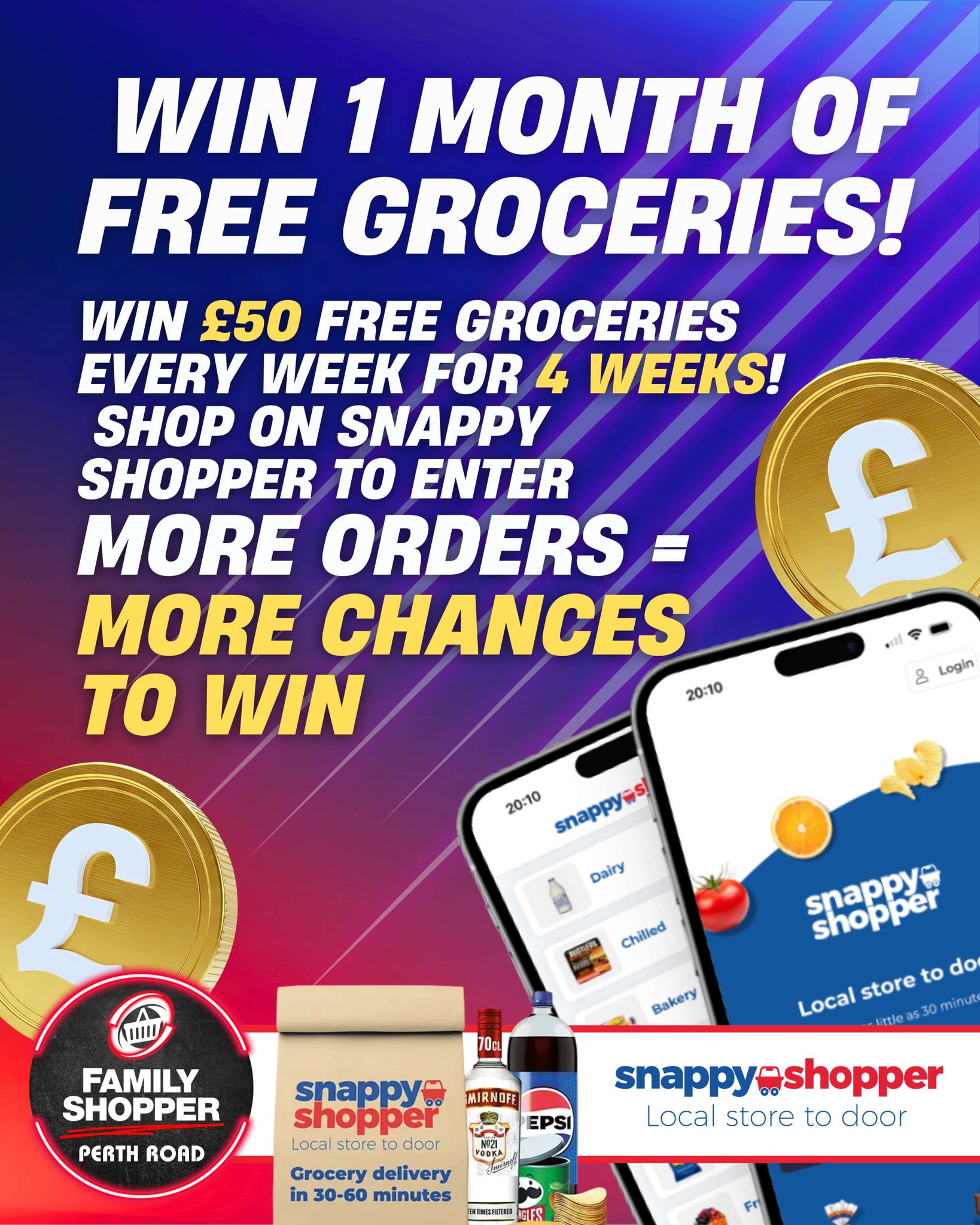 Family Shopper - Perth Road Facebook ad: Family Shopper Perth Road | Delivered in 30-60 mins |…