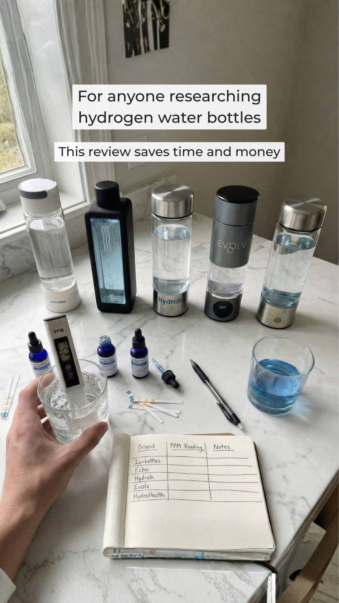 The Hydrogen Water Magazine Facebook ad