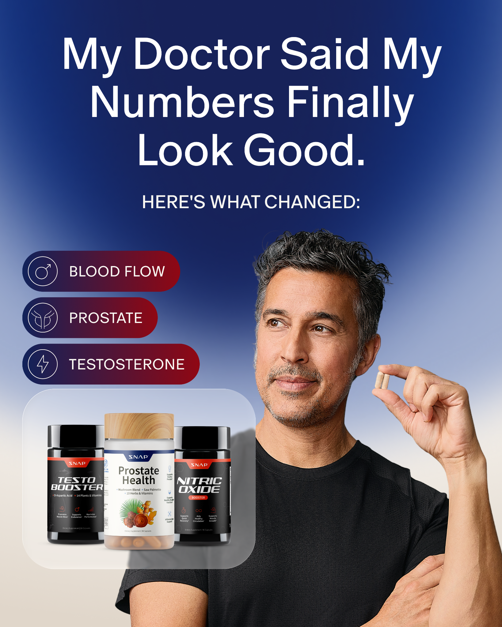 Snap Supplements Facebook ad