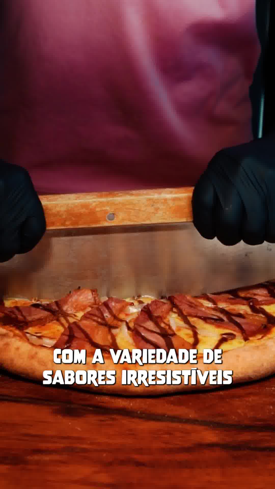City Pizza Delivery Facebook ad: Pedir Agora!