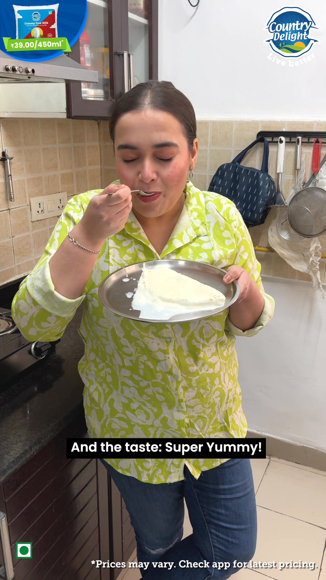 Country Delight Facebook ad: Get Lots of Cream