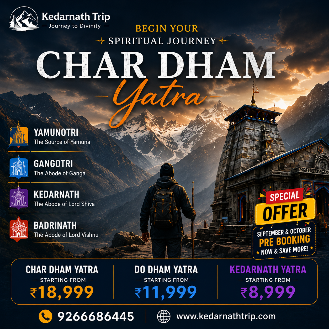 Kedarnath Trip.com Facebook ad