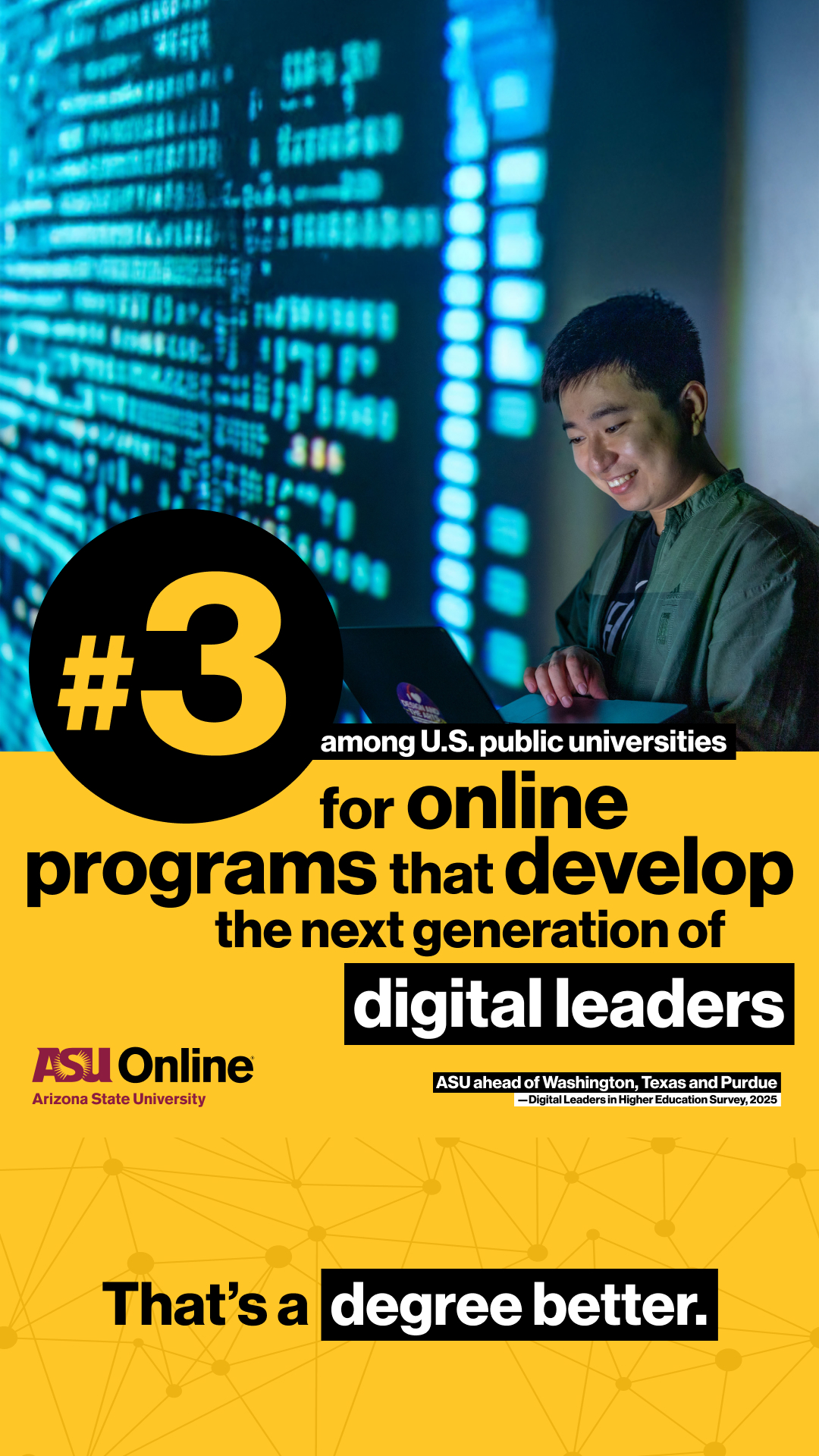 ASU Online Facebook ad