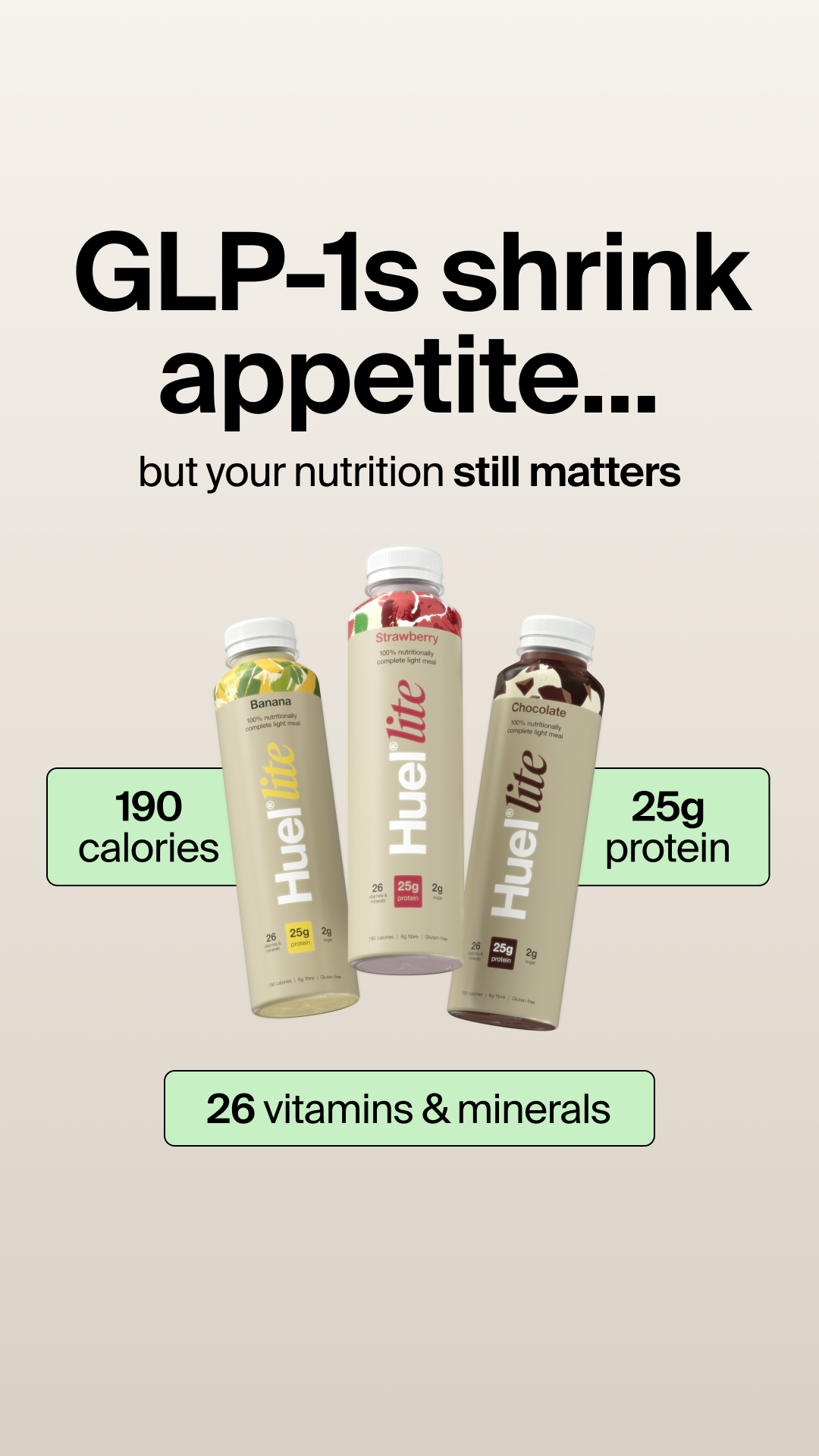 Huel Facebook ad