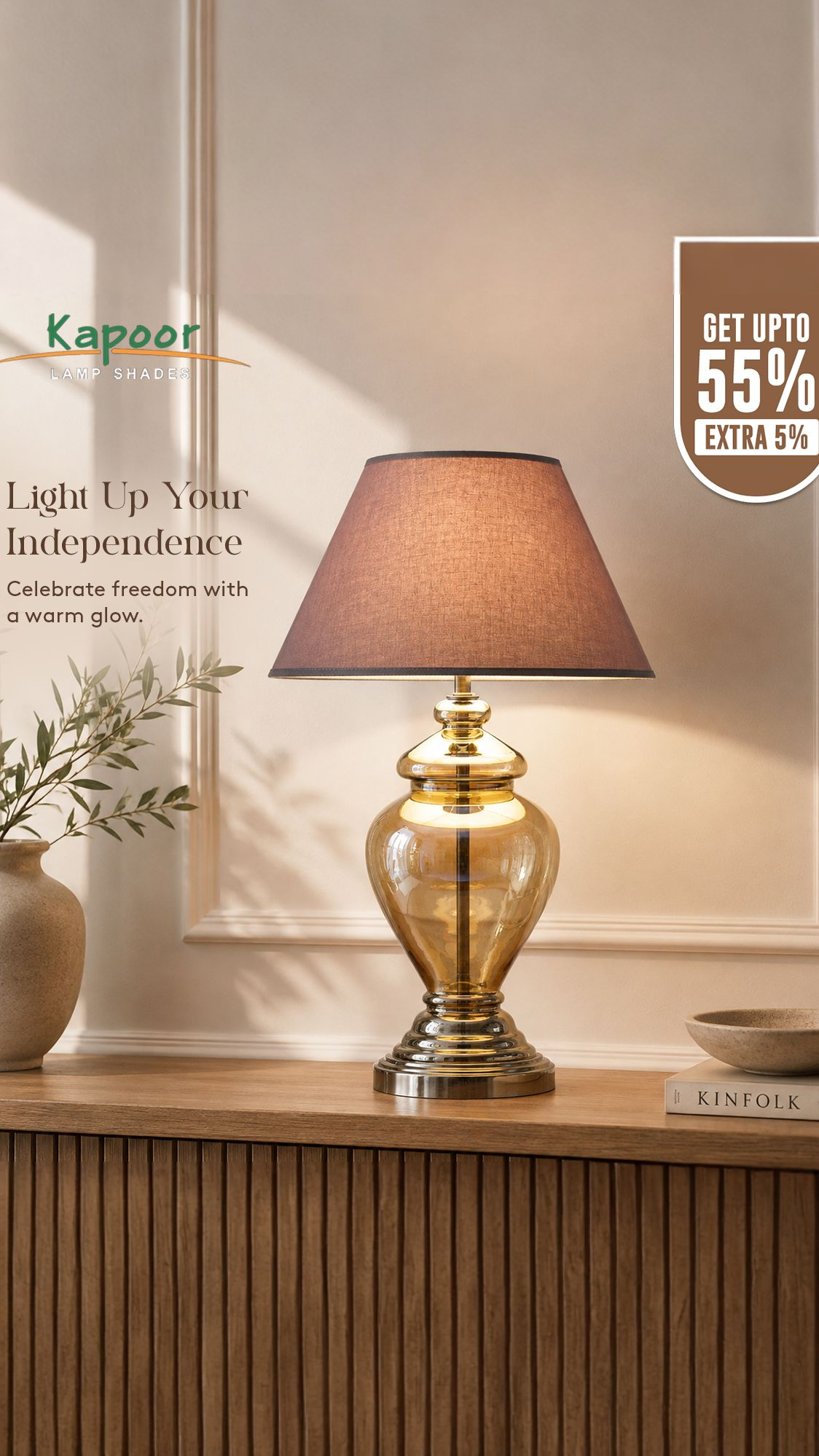 Kapoor Lampshades Facebook ad