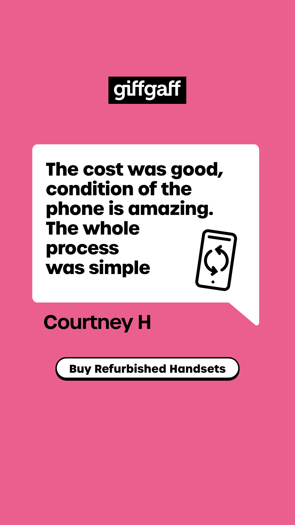 giffgaff Facebook ad