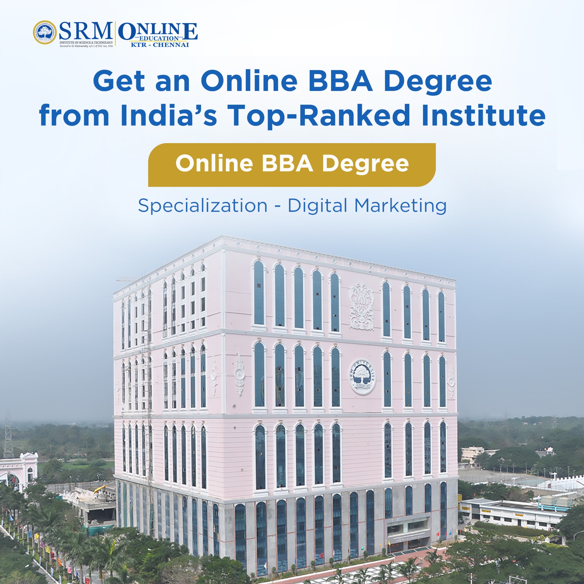 SRM Online Education Facebook ad
