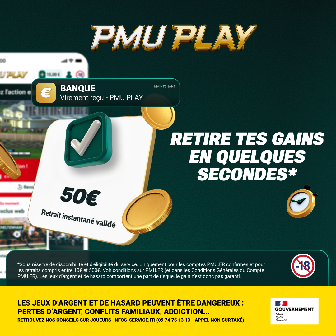 PMU Play Facebook ad: PMU PLAY - Hippique, Sport & Poker