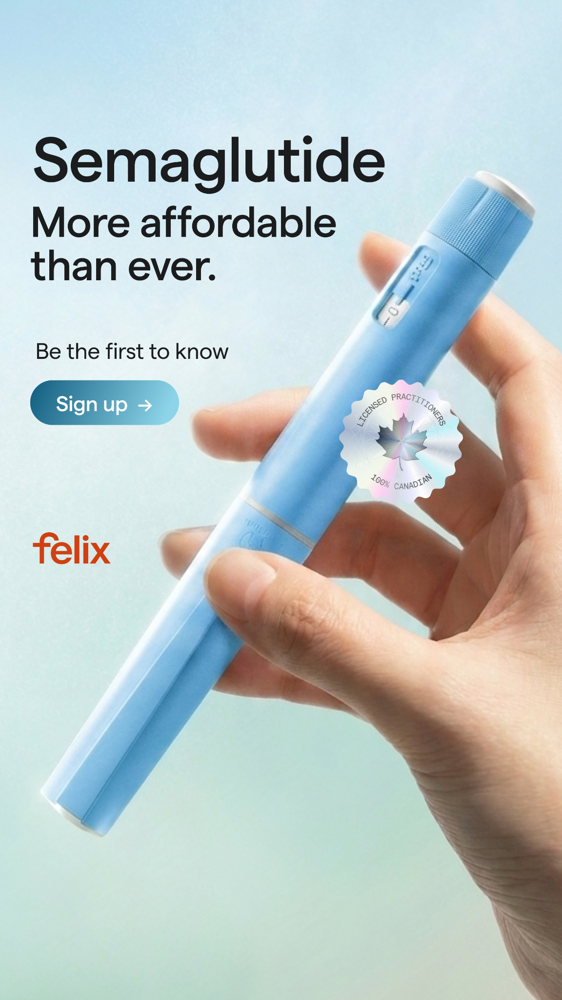 Felix Health Facebook ad