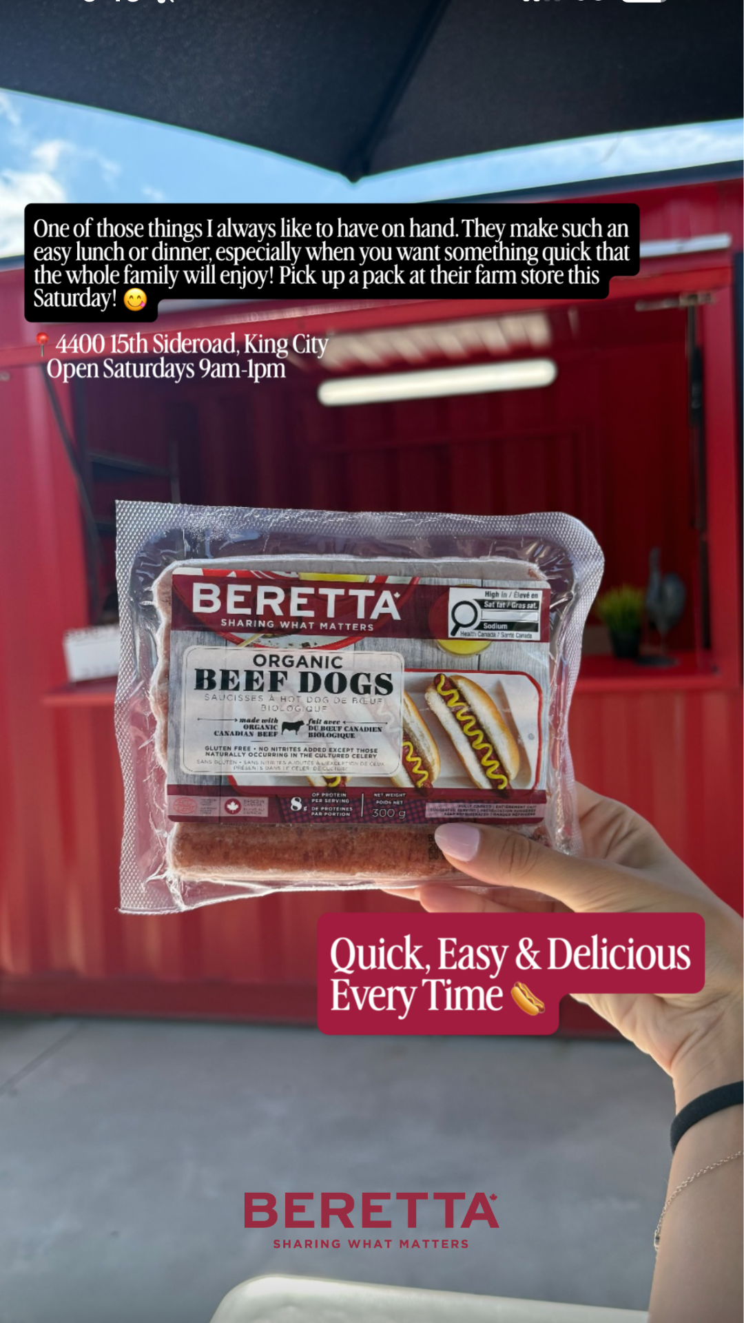 Beretta Farms Facebook ad