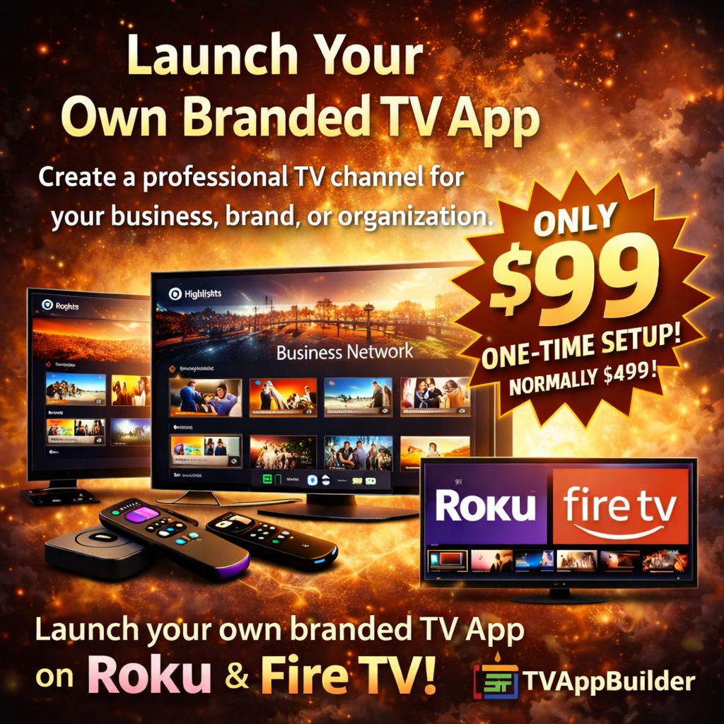TVAppBuilder Facebook ad