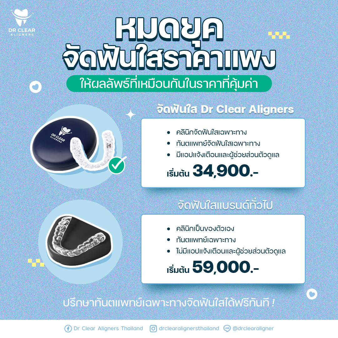 Dr Clear Aligners Thailand Facebook ad