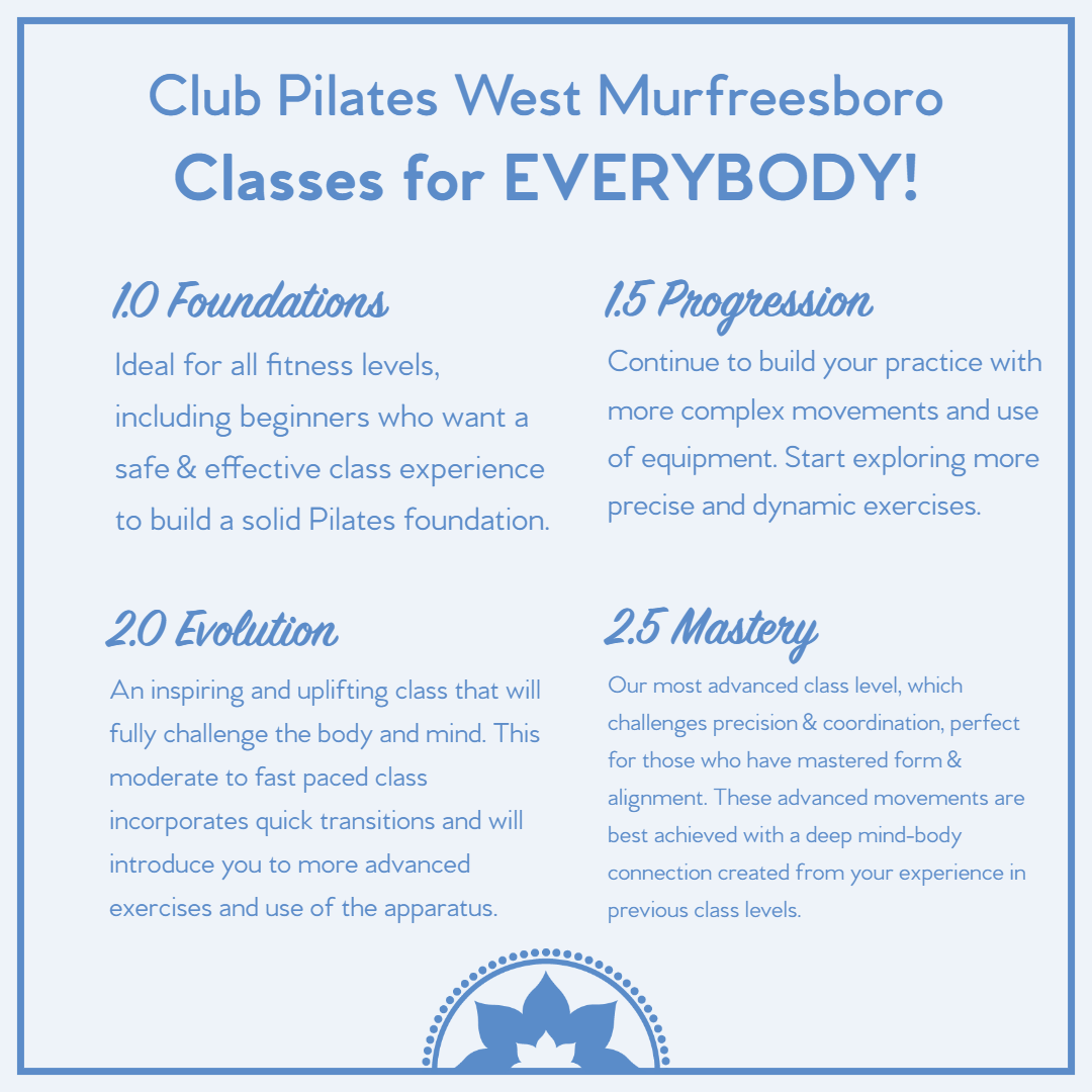 Club Pilates Facebook ad