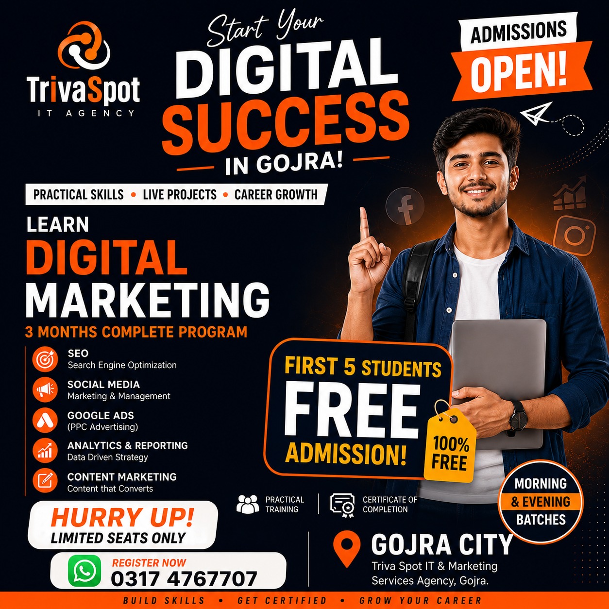 Triva Spot - Digital Marketing Agency Facebook ad: ๐๐ซ๐ข๐ฏ๐ ๐๐ฉ๐จ๐ญ ๐๐ ๐๐ ๐๐ง๐๐ฒ, ๐๐ฎ๐ข๐ฅ๐ ๐๐จ๐ฎ๐ซโฆ