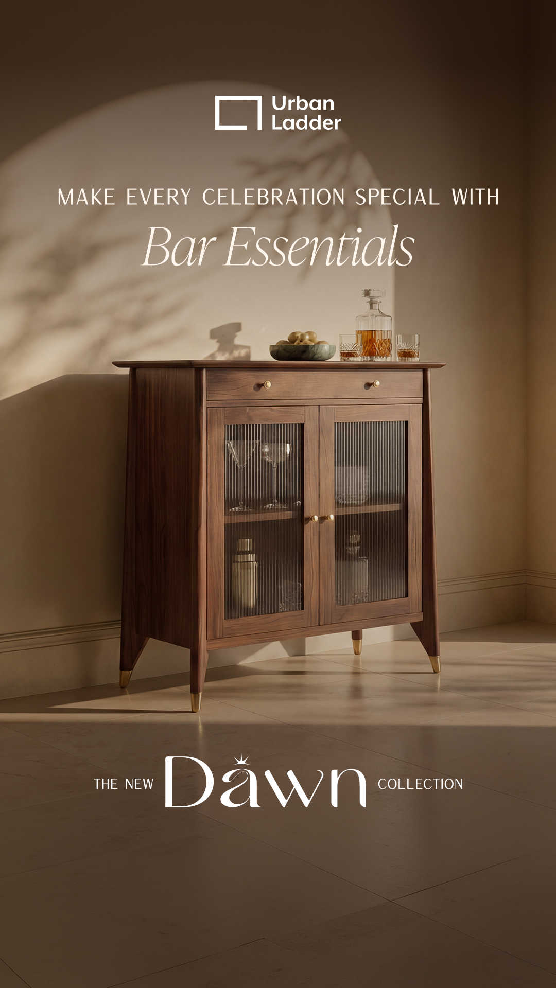 Urban Ladder Facebook ad: Introducing the Dawn Collection, designed to awaken the…