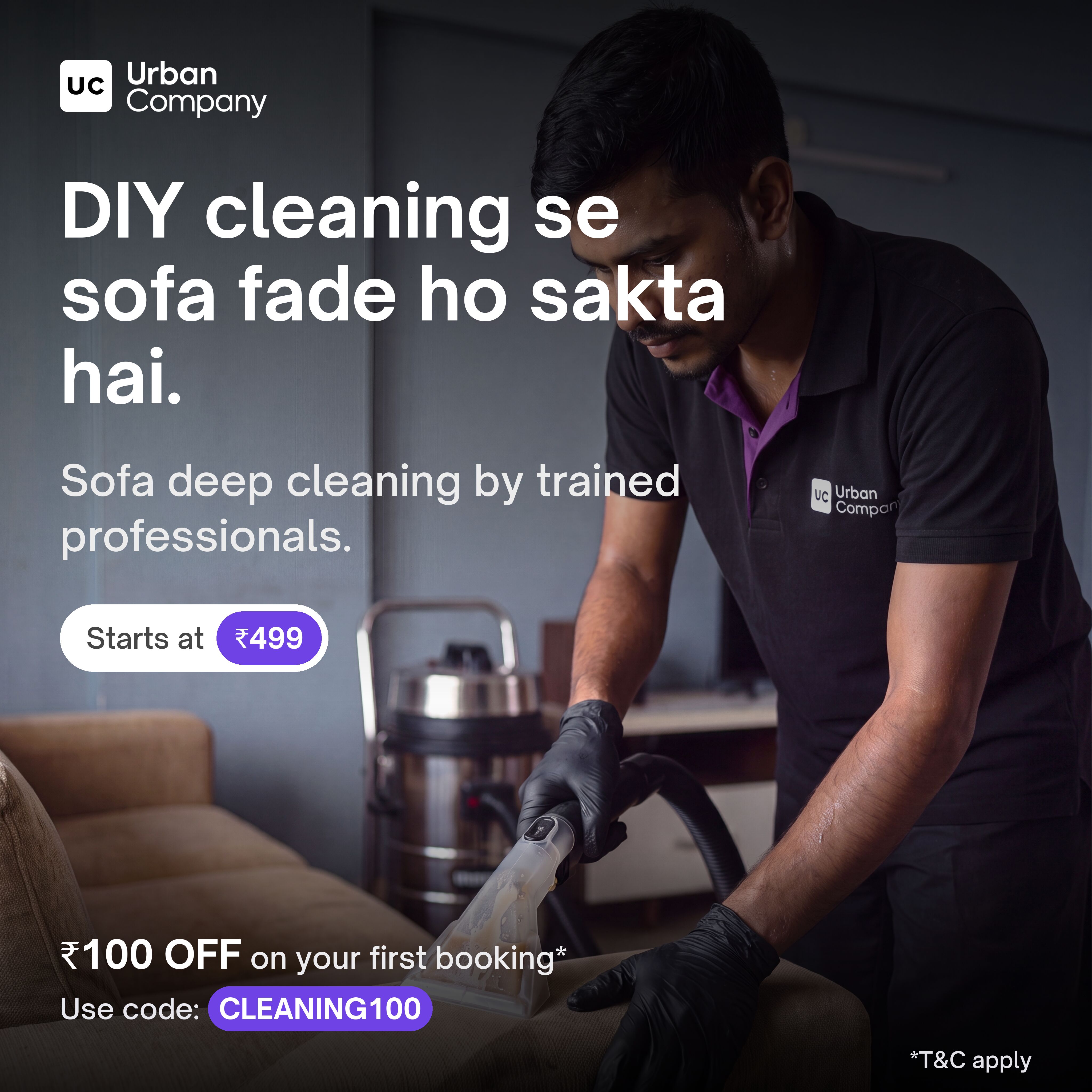 Urban Company India Facebook ad