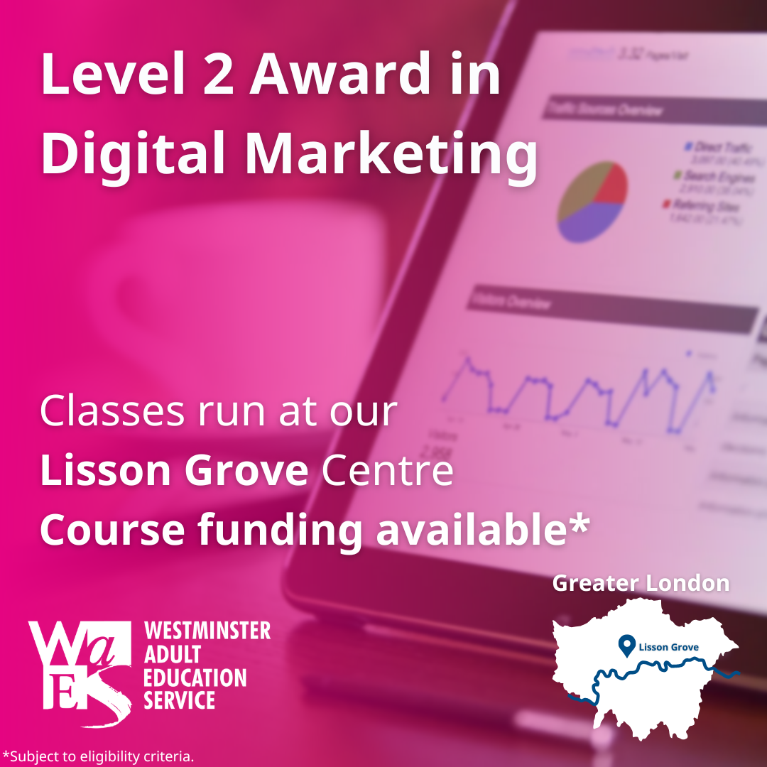 Westminster Adult Education Service Facebook ad