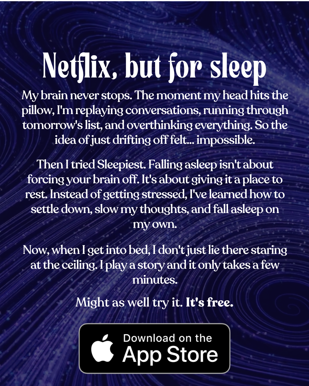 Sleepiest Facebook ad