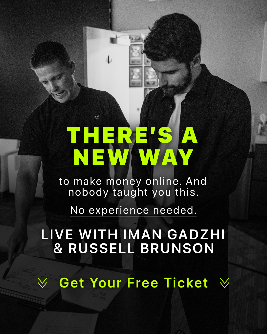 Iman Gadzhi Facebook ad
