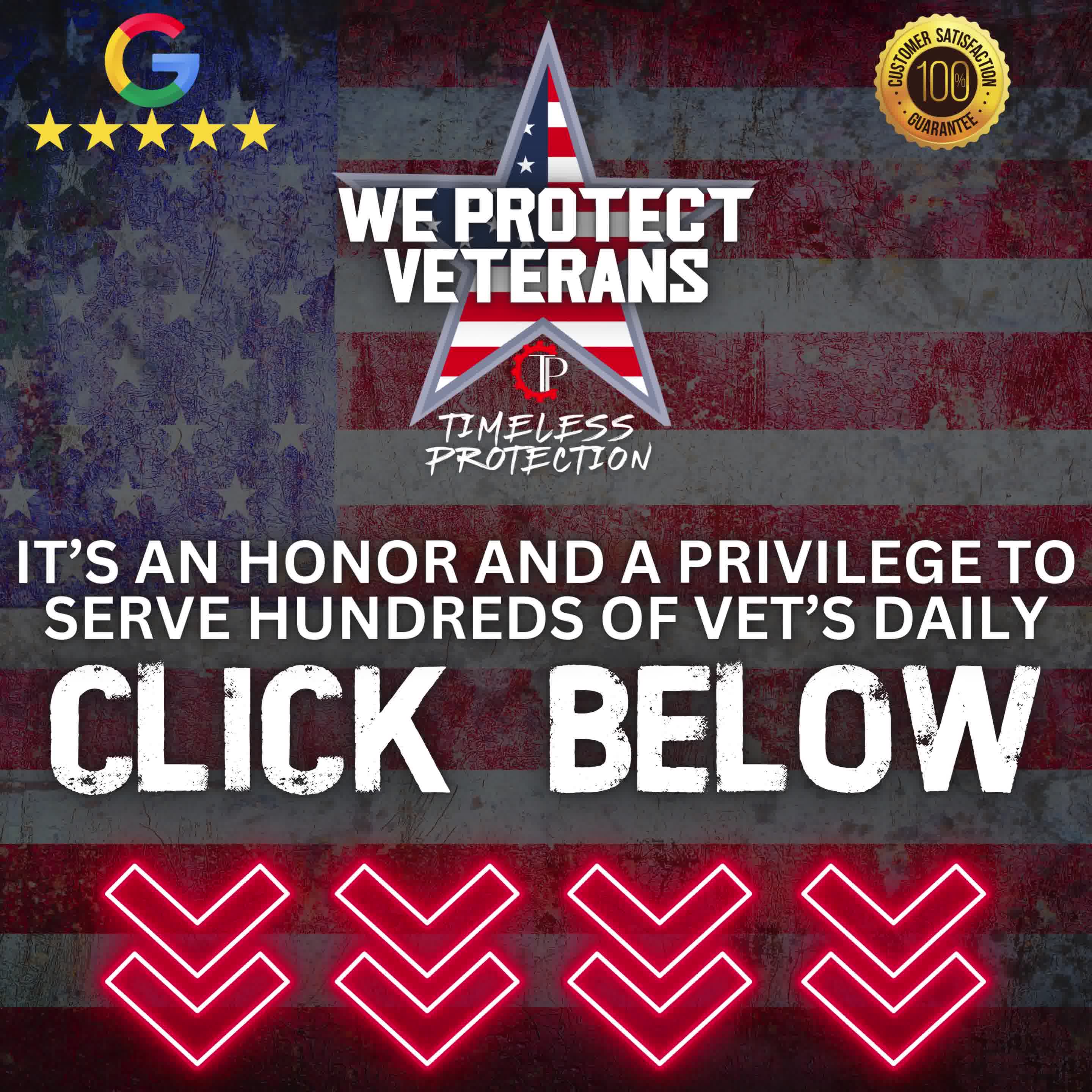 We Protect Veterans Facebook ad: Veterans Highly Recommend This