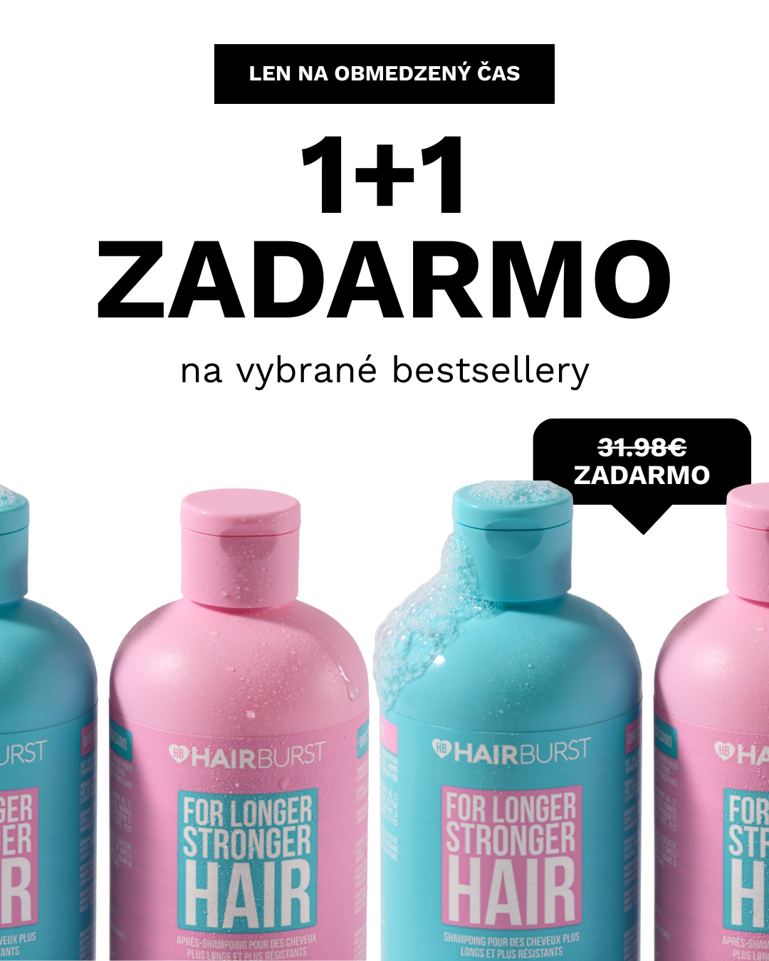 Hairburst SK.CZ Facebook ad