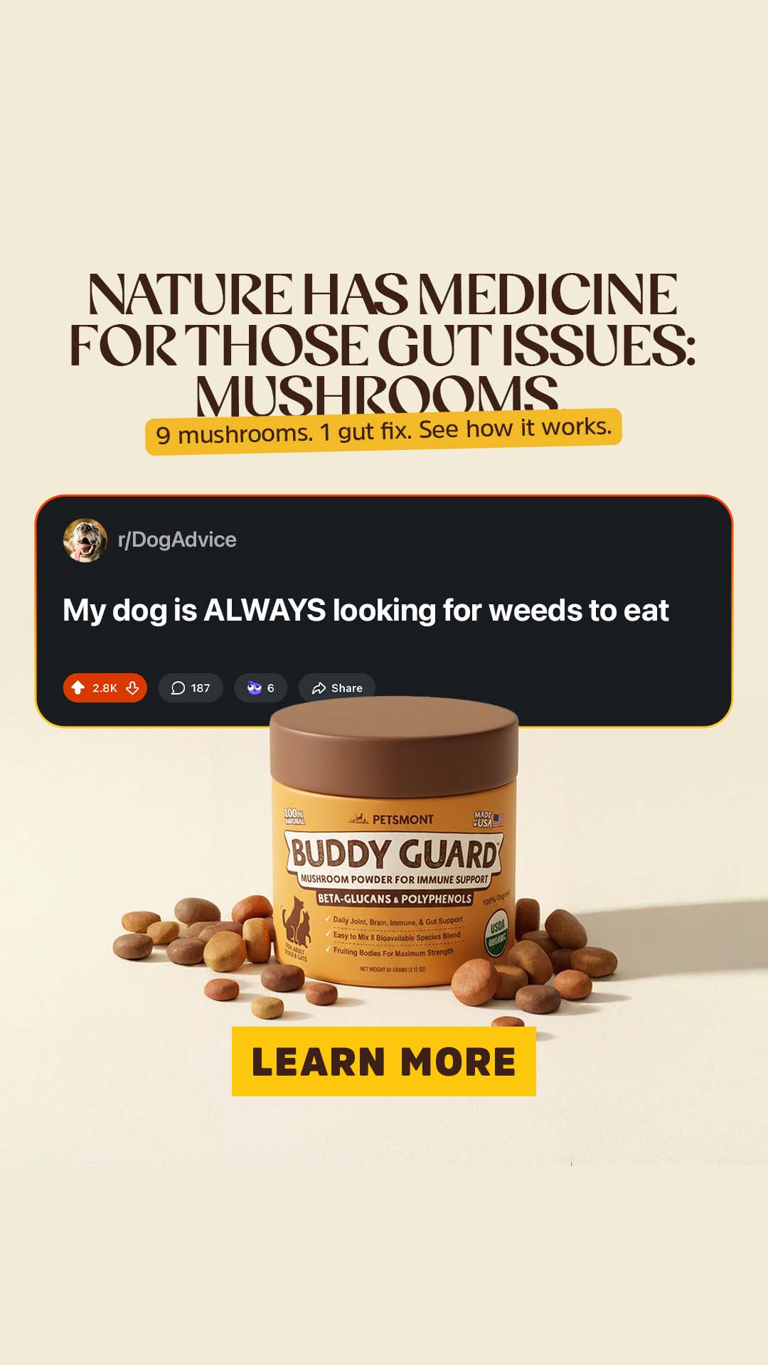 Well Pup Life Facebook ad