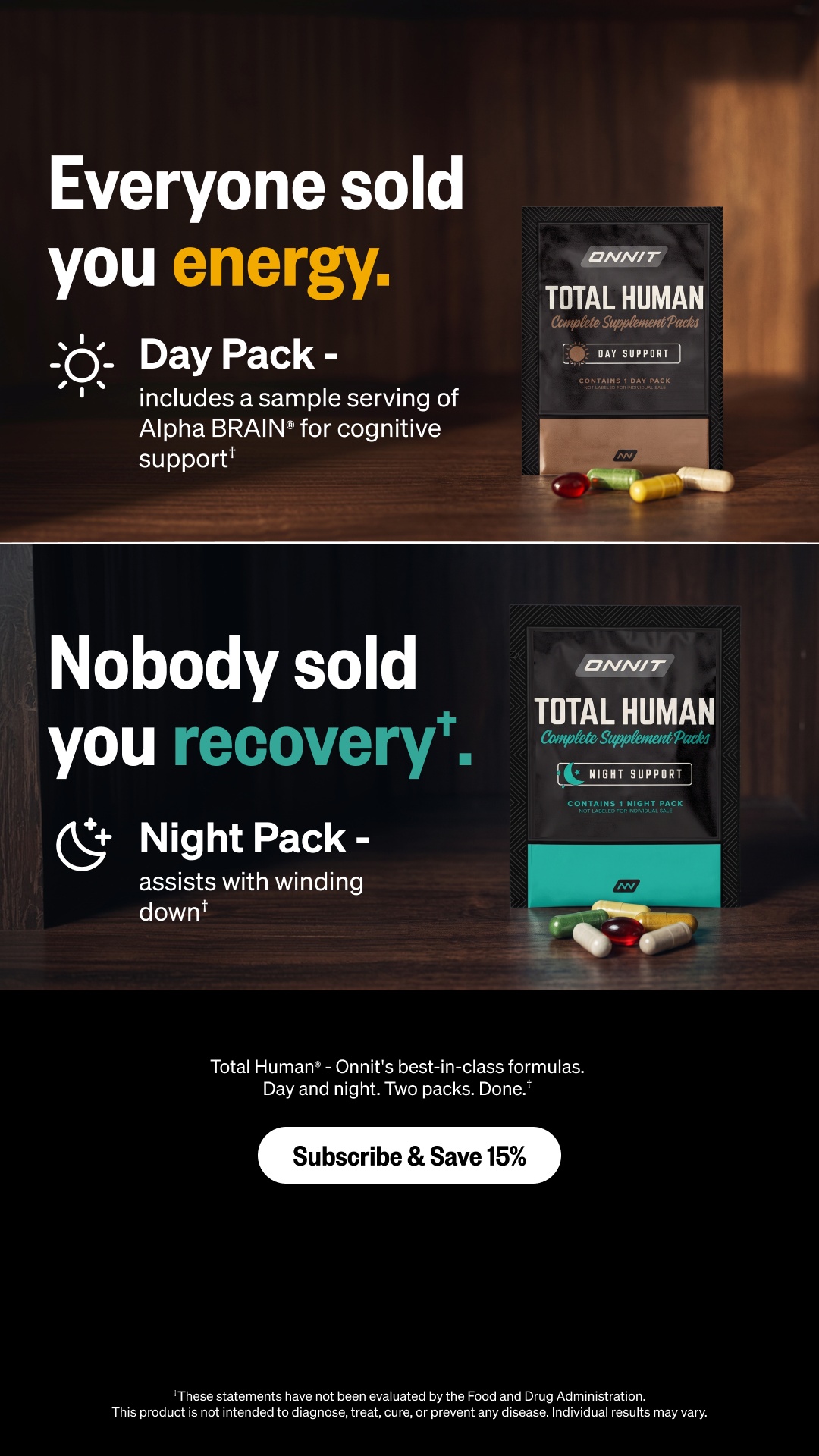 Onnit Facebook ad