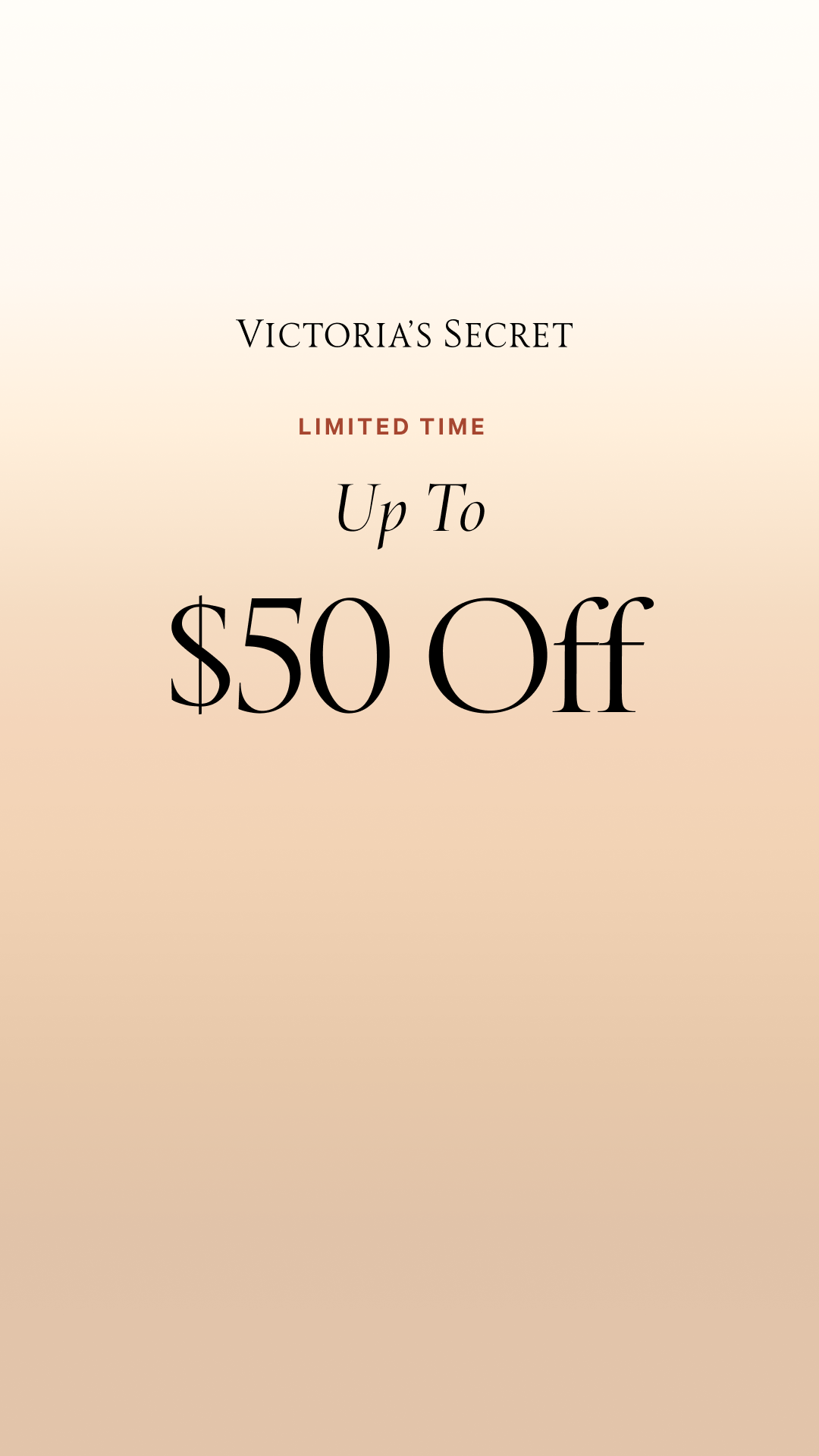 Victoria's Secret Facebook ad