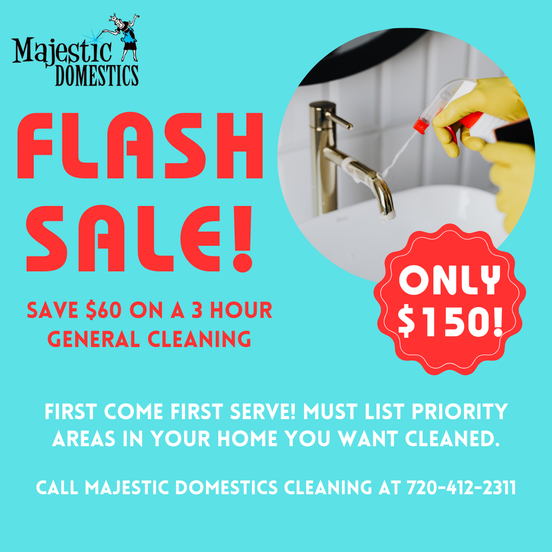Majestic Domestics Cleaning Company Facebook ad