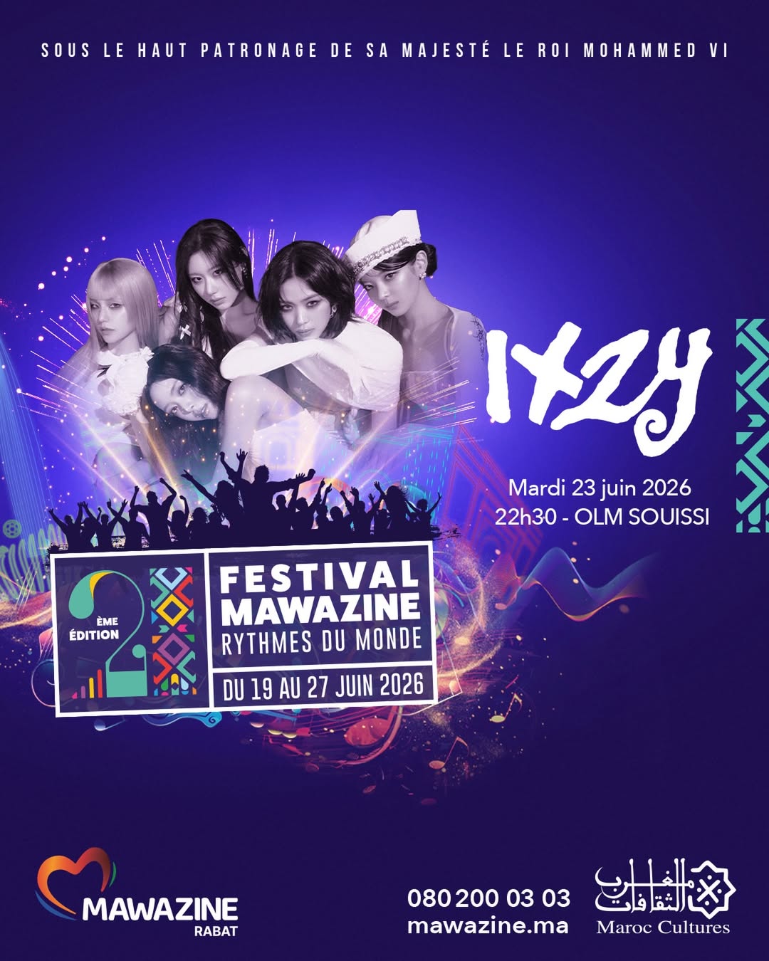Ticket.ma Facebook ad: ITZY